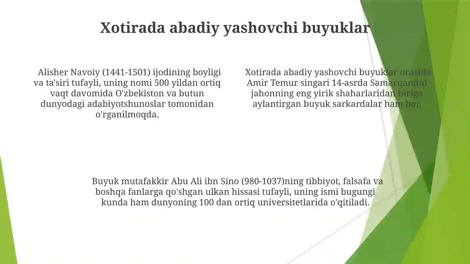 Xotirada Abadiy Qolgan Buyuklar 4
