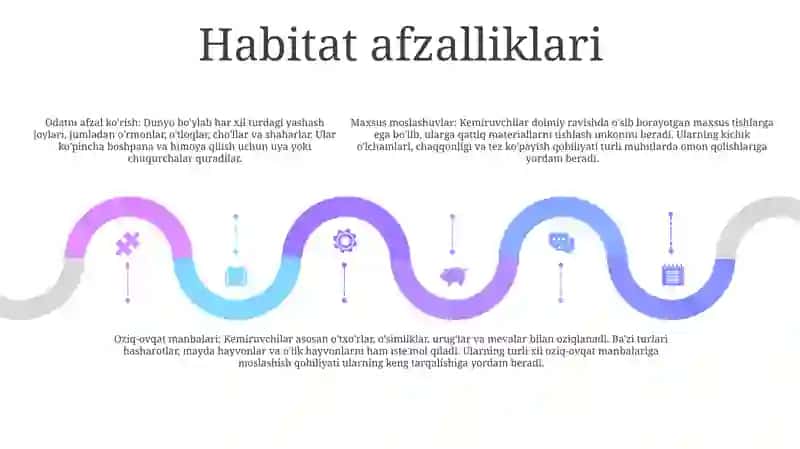 Kemiruvchilarning Yashash Joyi 4