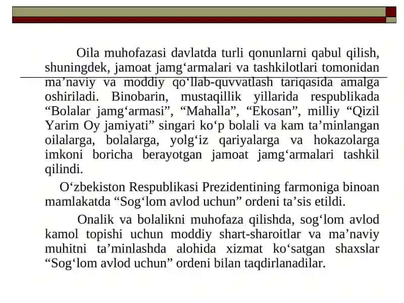 Oila va jamiyat 4