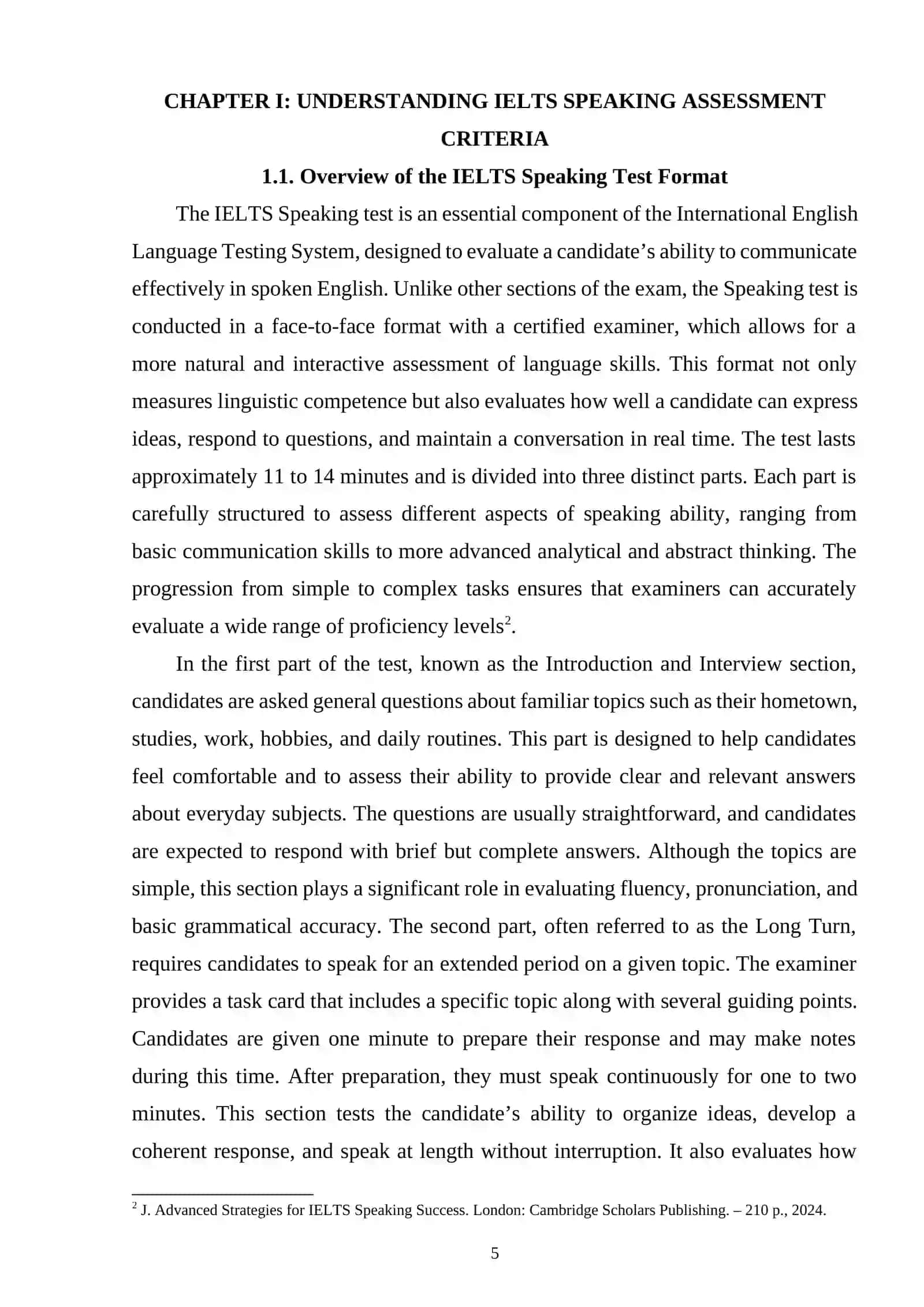 Strategies for Achieving a High Band Score in the IELTS Speaking Test 4