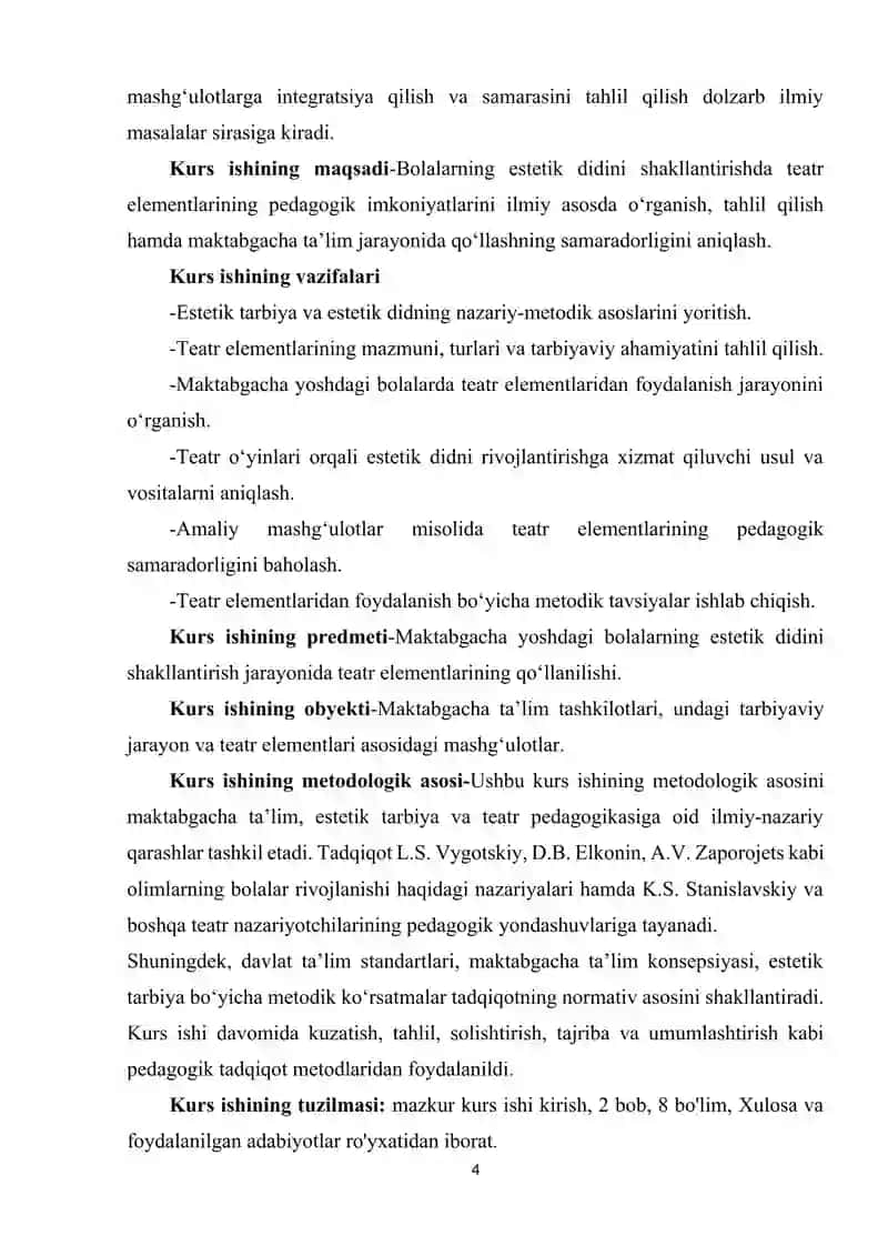 Bolalarning estetik didini shakillantirishda teatr elementlarining o'rni 4