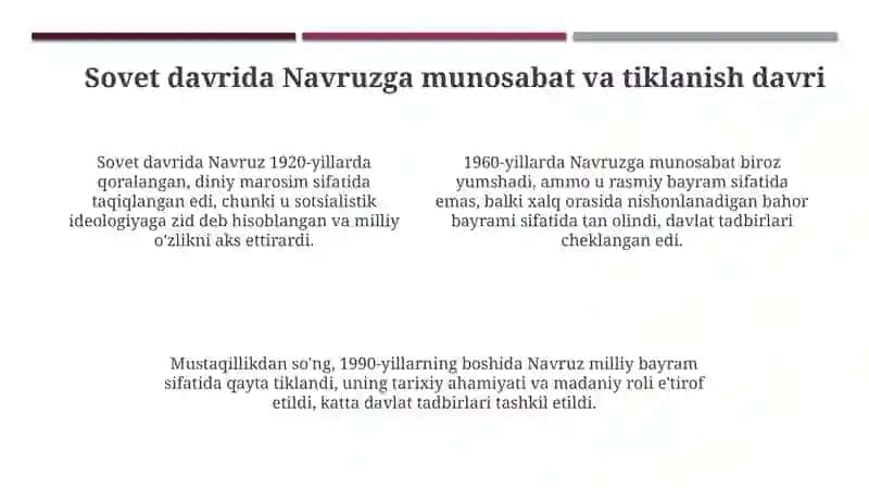 Navruz umumxalq bayramining qayta tiklanishi 4