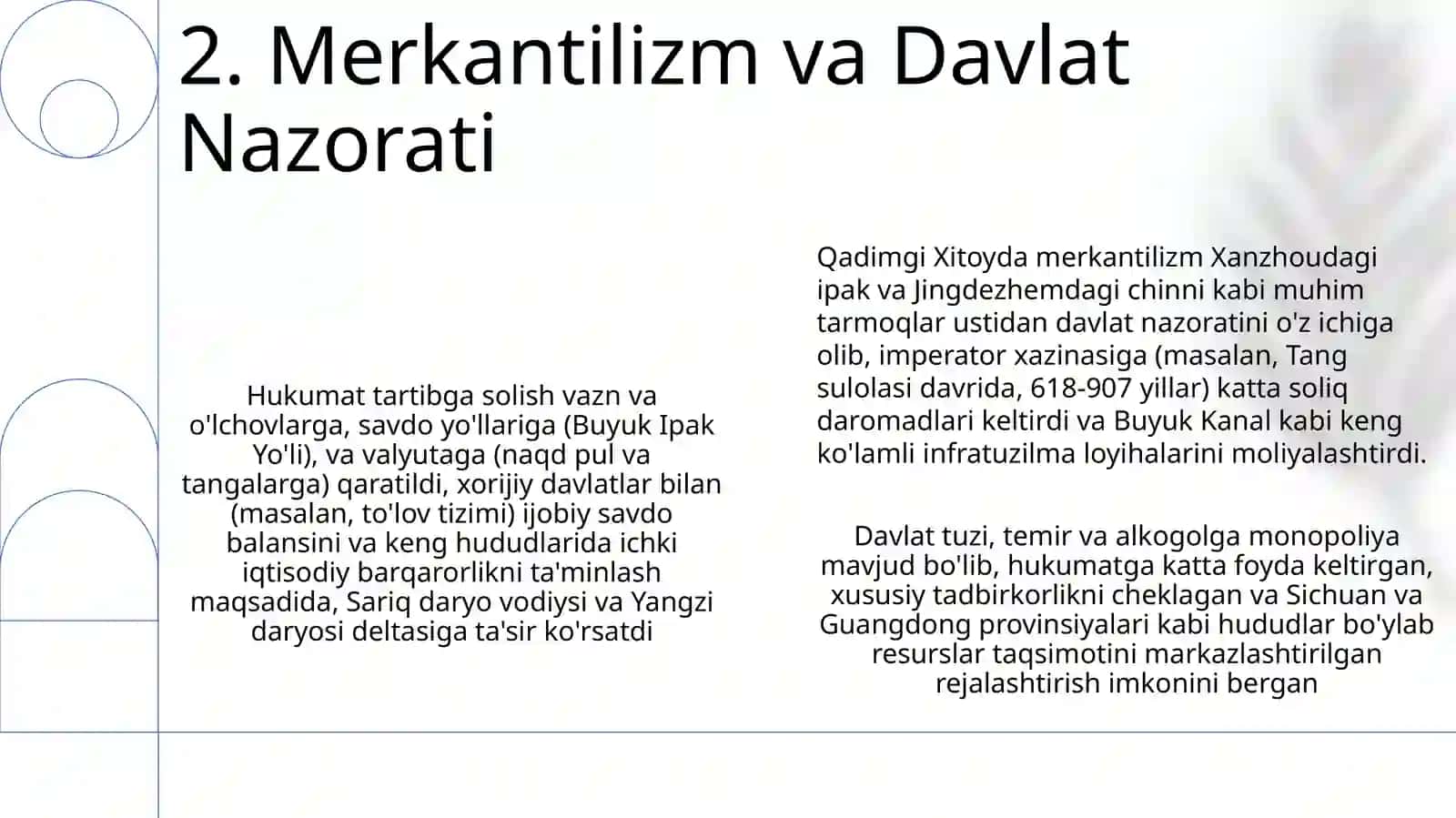 Qadimgi xitoy iqtisodiy g'oyalar 4