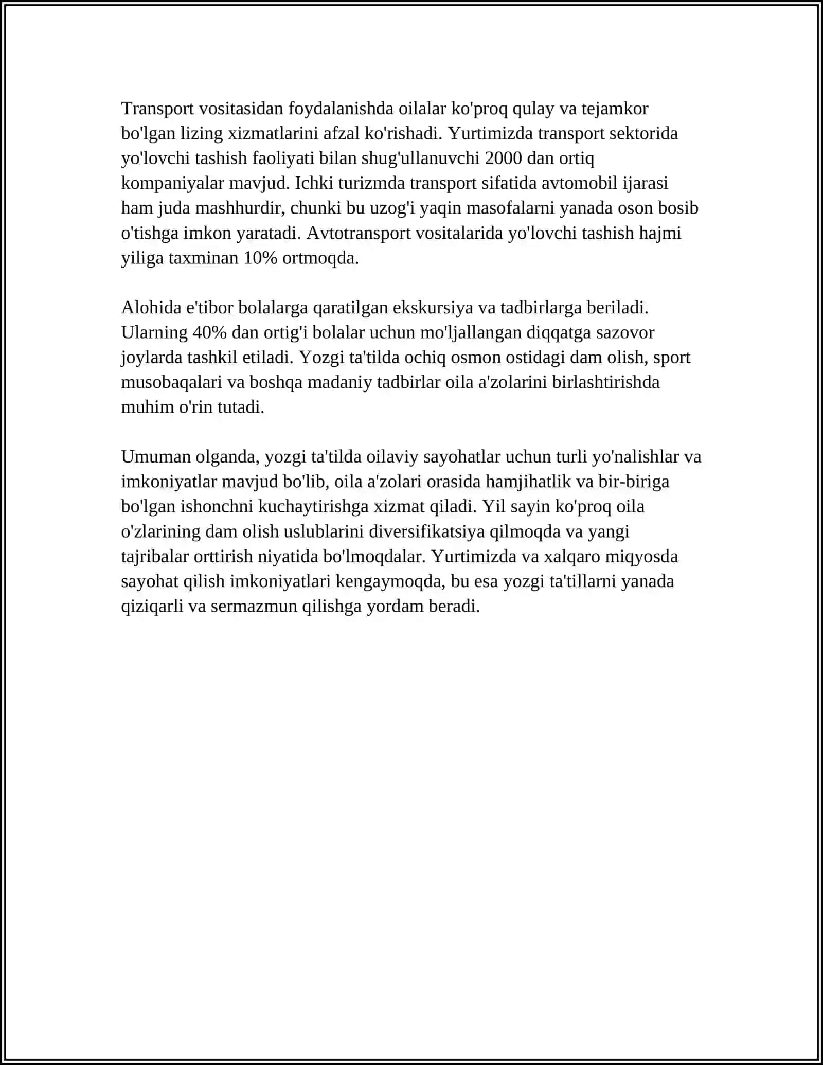 ERTALABKI VA KECHKI DAVRA SUHBATI 4