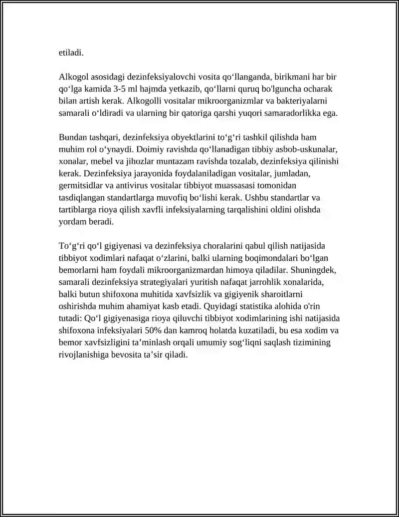 TIBBIYOT XODIMLARI XAVFSIZLIGI. BEMORLAR XAVFSIZLIGI 4