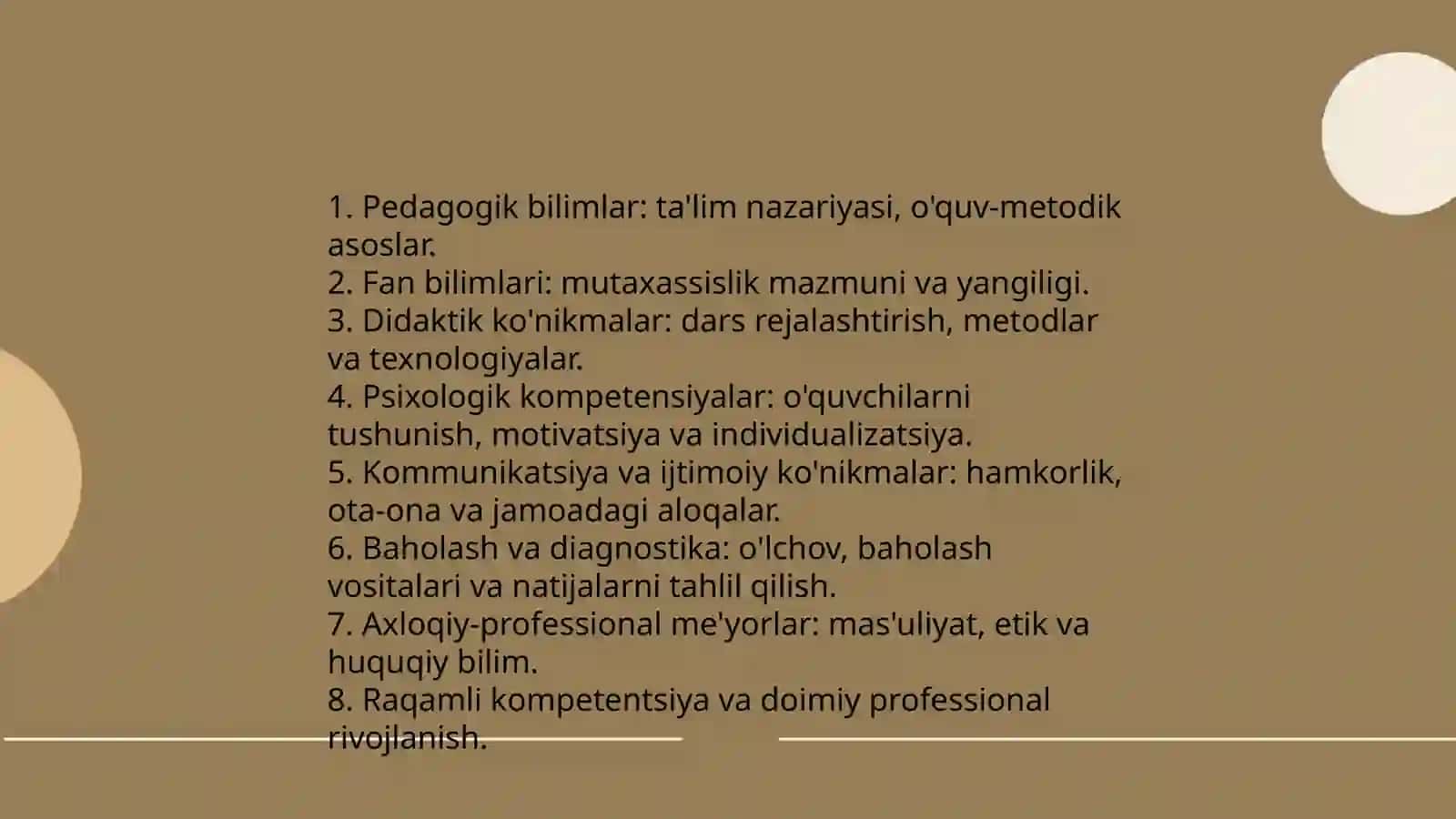 Oqituvchining kasbiy kampetensiyasining nazariy asoslari 4