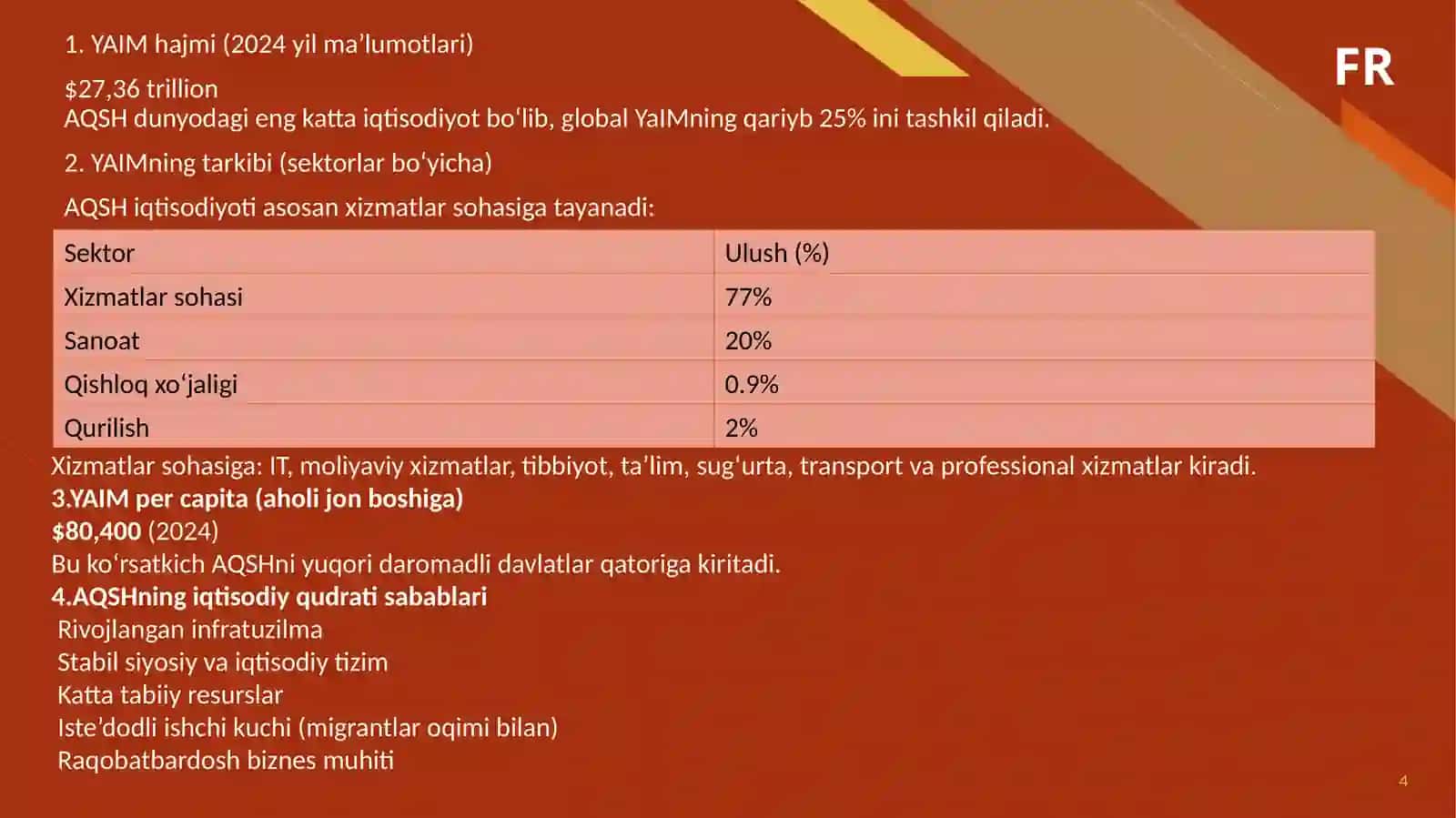 AQShda tashqi iqtisodiy aloqalarni xalqaro tartibga solish tahlili. 4