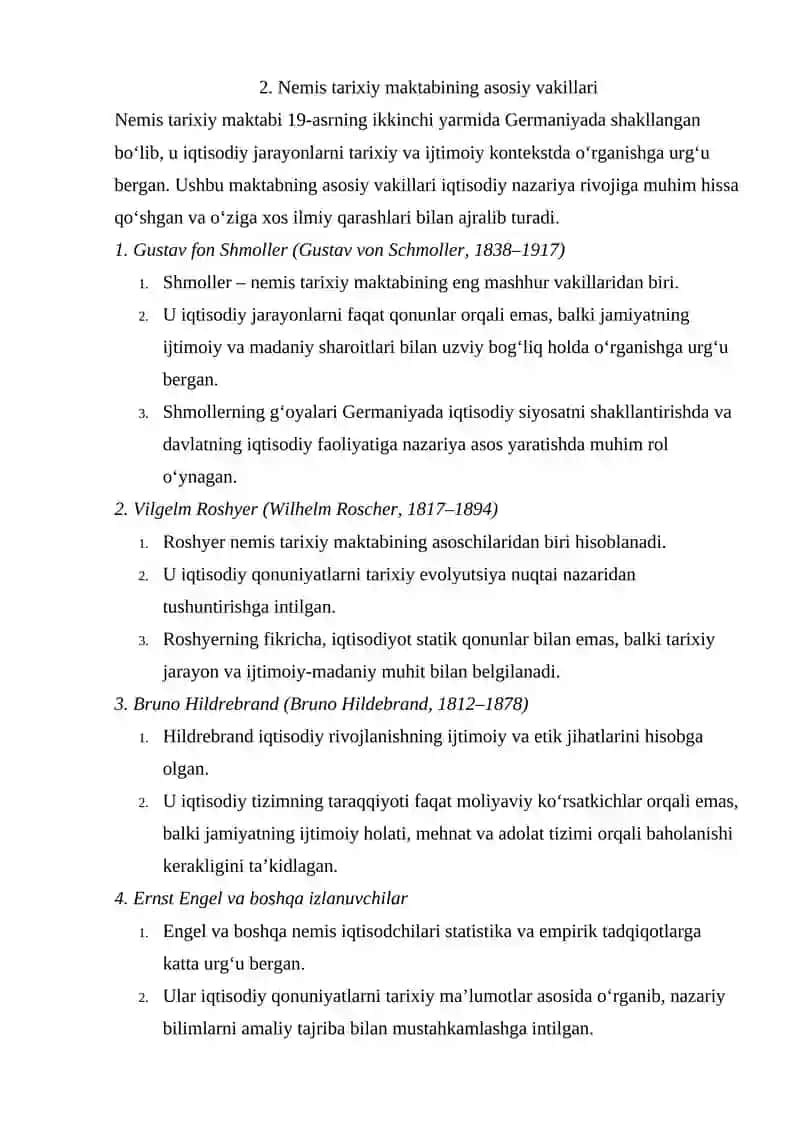 NEMIS TARIXIY MAKTABI VA UNING O'ZIGA XOS HUSUSIYATLARI 4