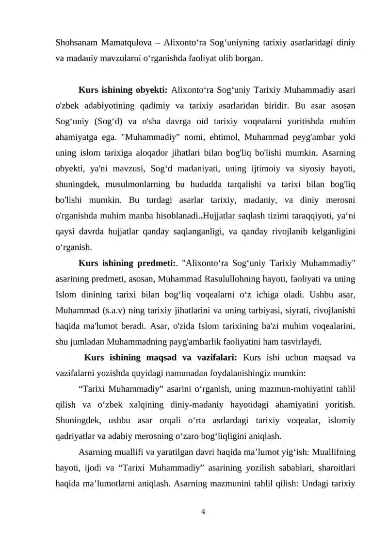 ALIXONTO‘RA SOG‘UNIYNING TARIXI MUHAMMADIY ASARI MANBA SIFATIDA 4