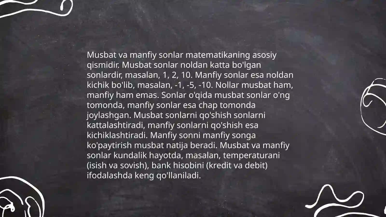 Butun sonlarga oid misollar yechishni oʻrgatish 4