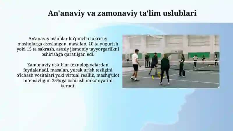 Jismoniy tarbiya va sport sohasida qo'llaniladigan talim metodlari 4
