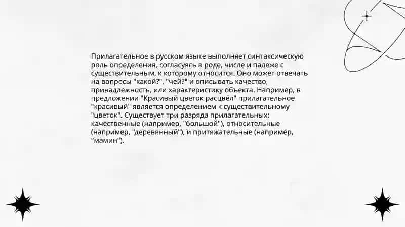 Имя прилагательное 4