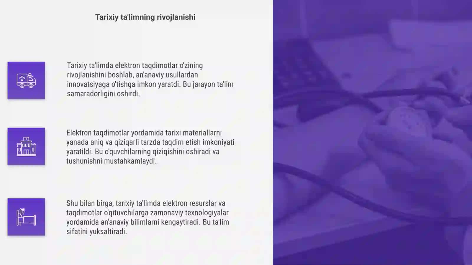 Tarixiy ta'limda elektron taqdimot òrni 4