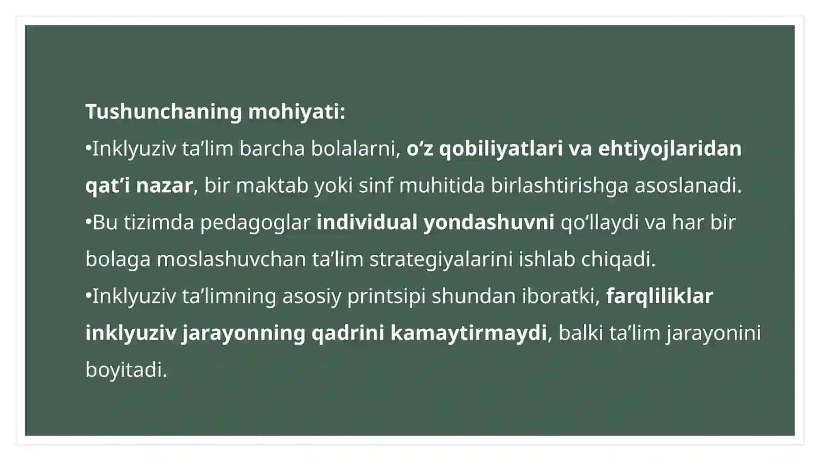 Umumta’limtashkilotlarida alohida yordamga muhtoj bolalar uchun inklyuziv ta’limni amalga oshirish istiqbollari va muammolari 4