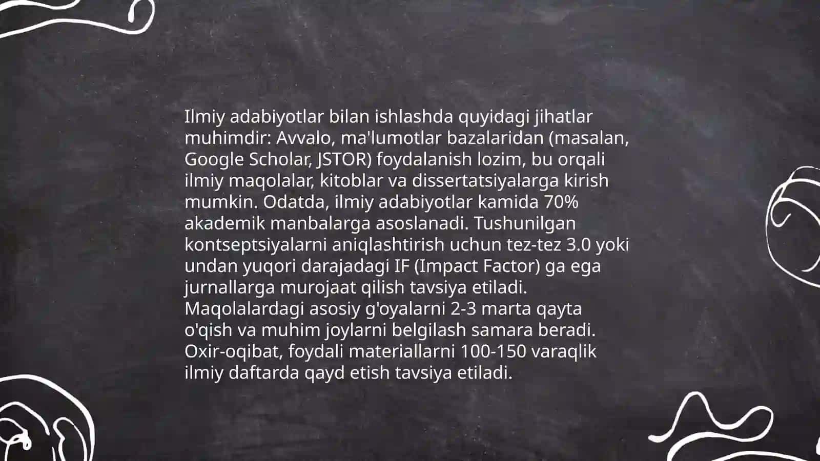 Ilmiy tadqiqot ishini yozuvchi uchun qo'llanma 4