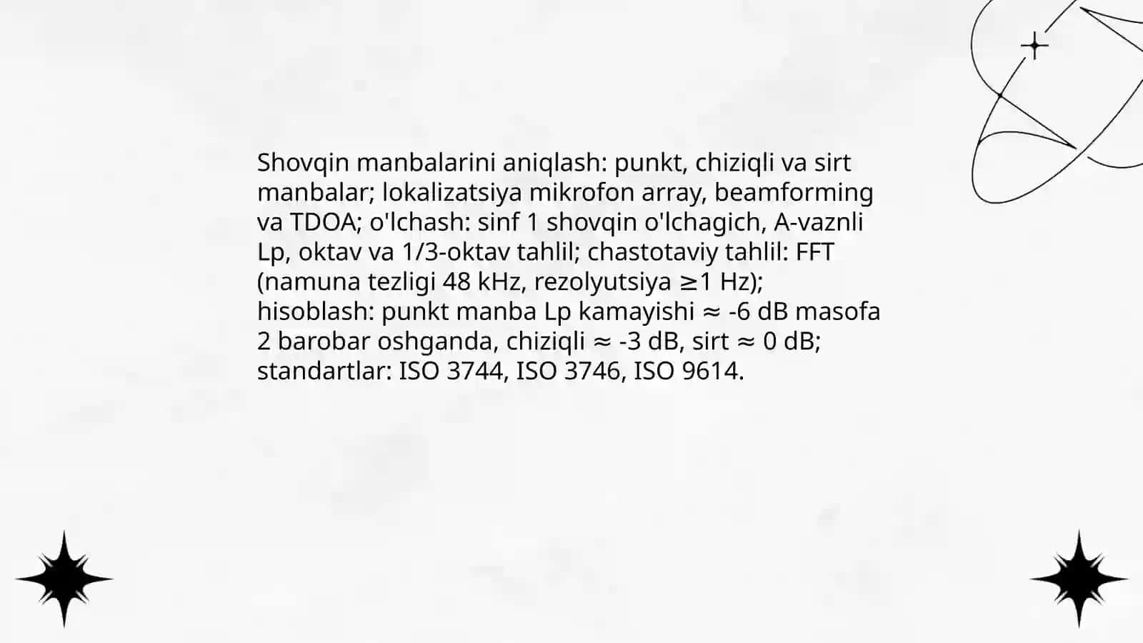 Ishlab chiqarishda shovqin va vibratsiyani hisoblash nazariyasi 4