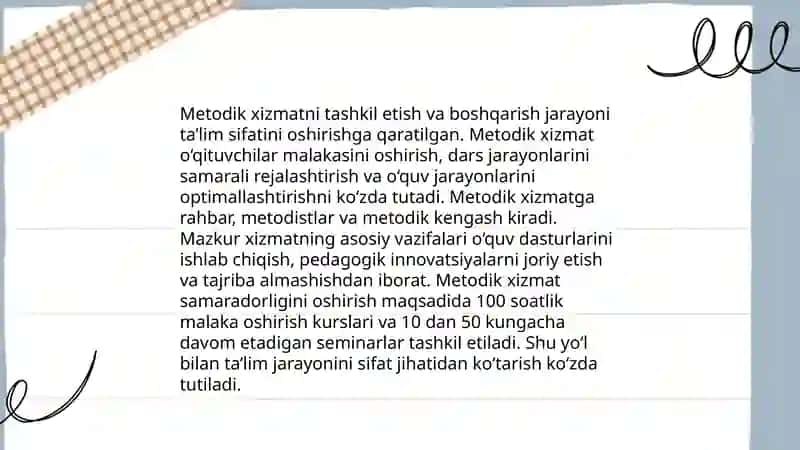 Ta'lim muassasasida metodik ishlarni boshqarish 4