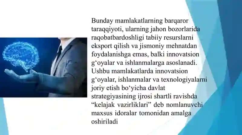 Ishlab chiqarishga inovatsion texnologiyalarni joriy etish samaradorligi. 4