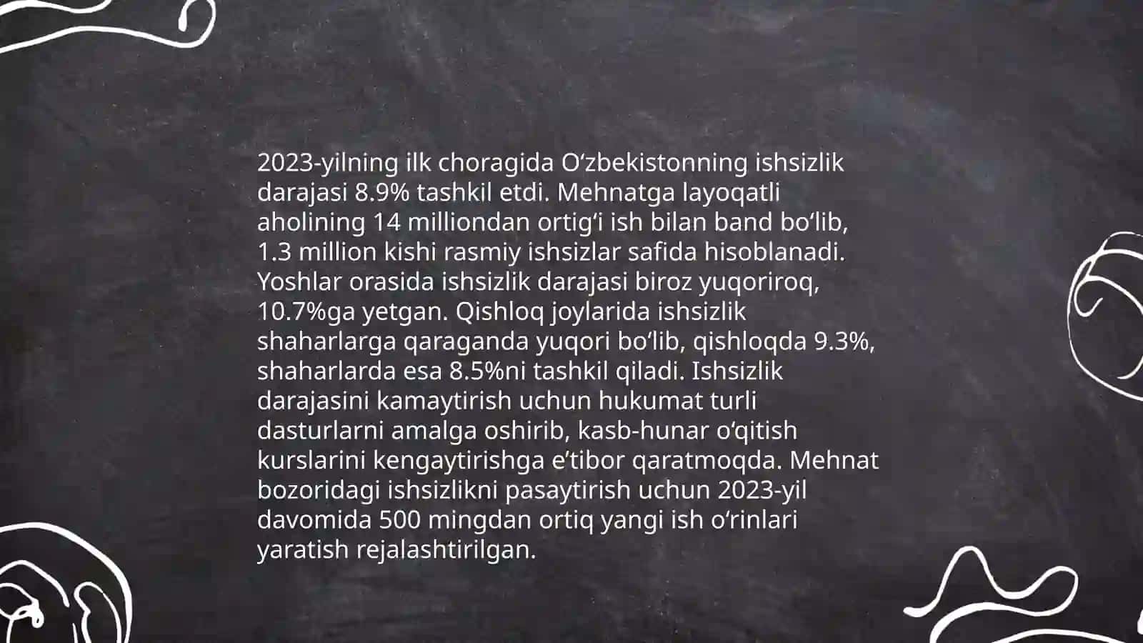 Iqtisodiy o'sishning statistik ko'rsatkichlari 4