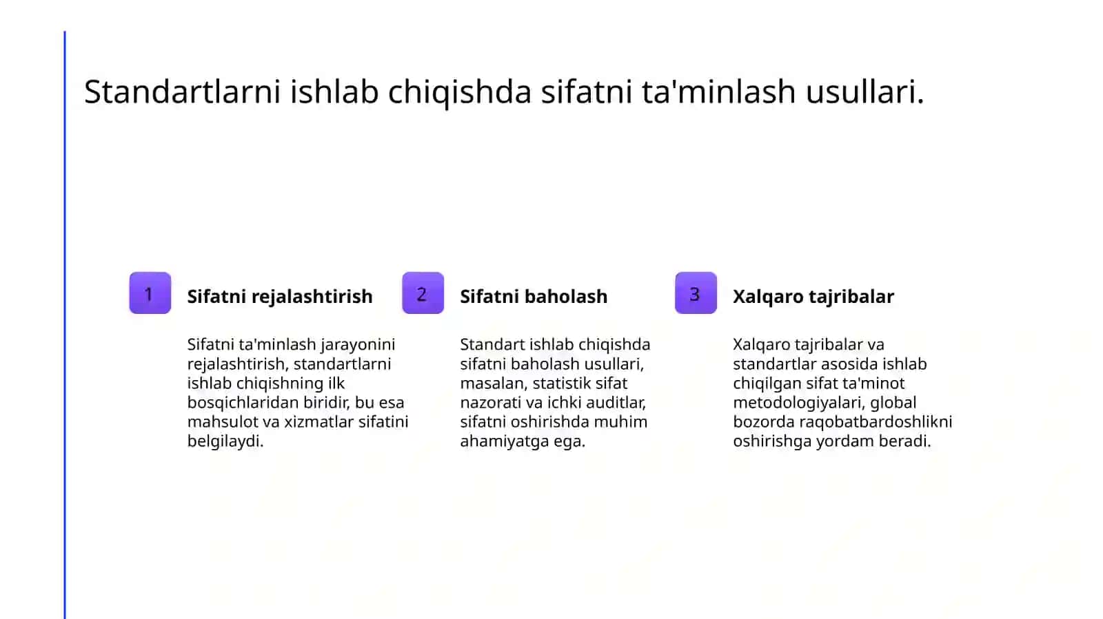 Standartlashtirishda sifatni boshqarish 4