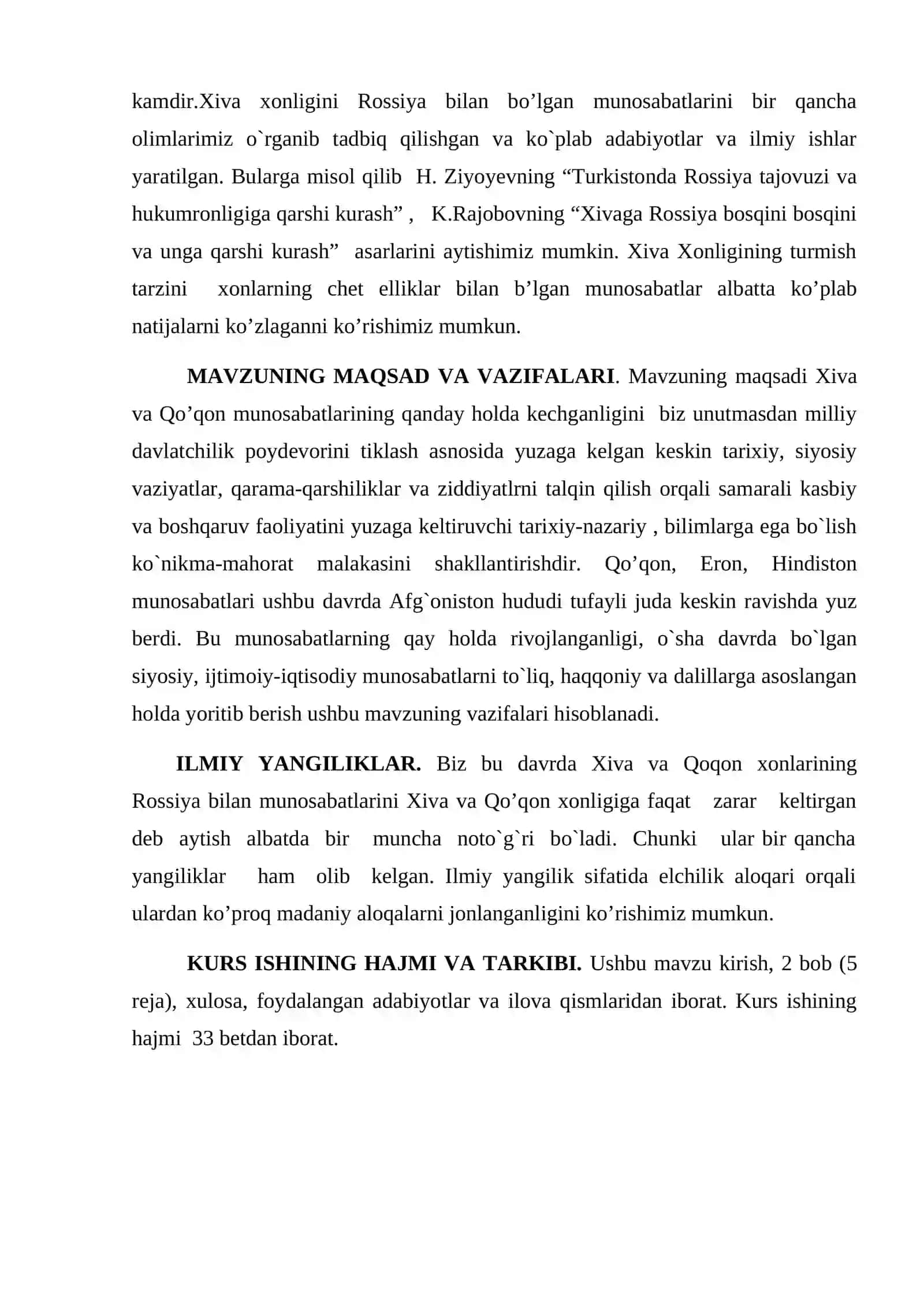 Xiva va Qo’qon xonliklari munosabatlari 4