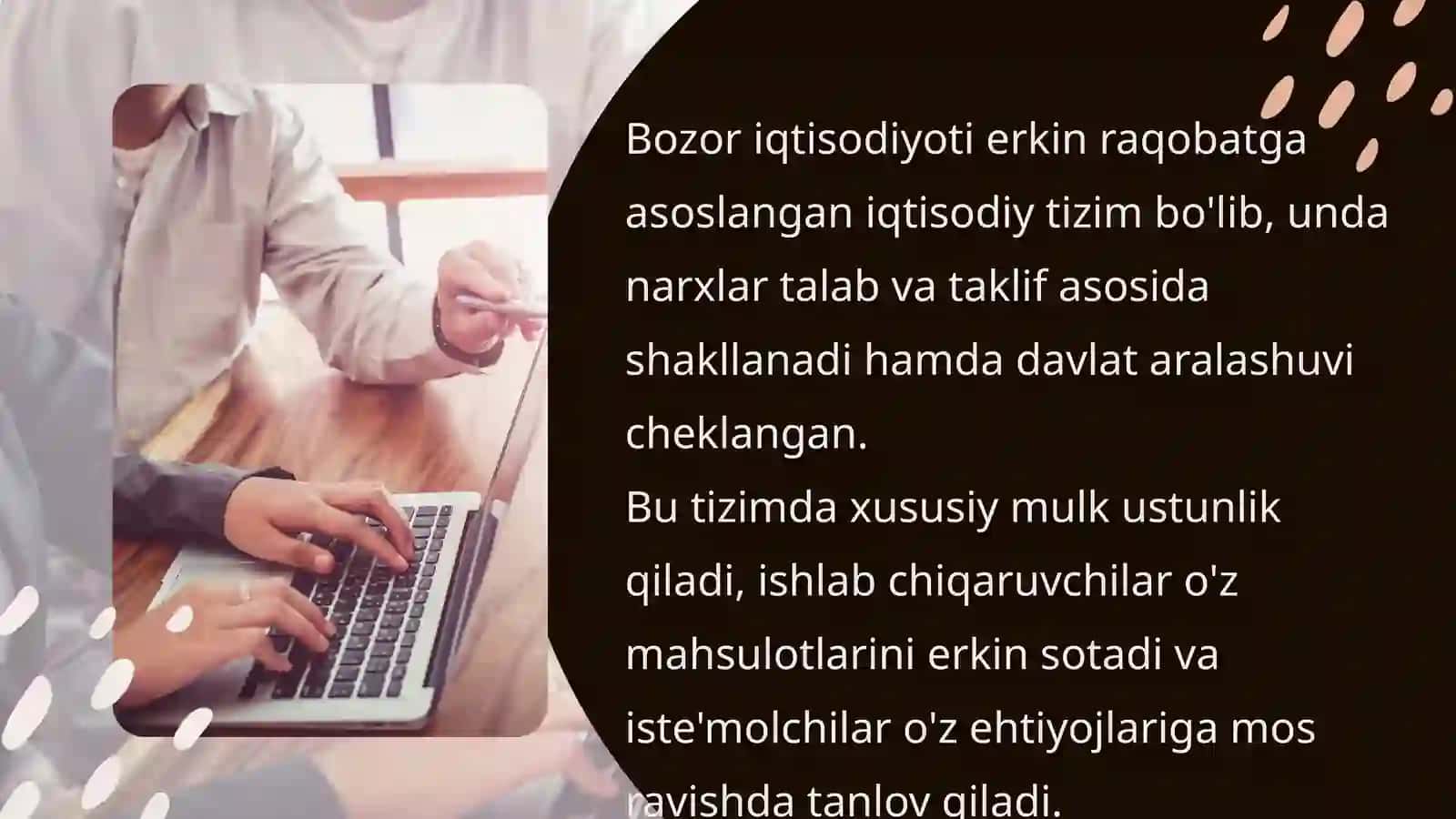Bozor iqtisodiyoti va uning rivojlanishi 4