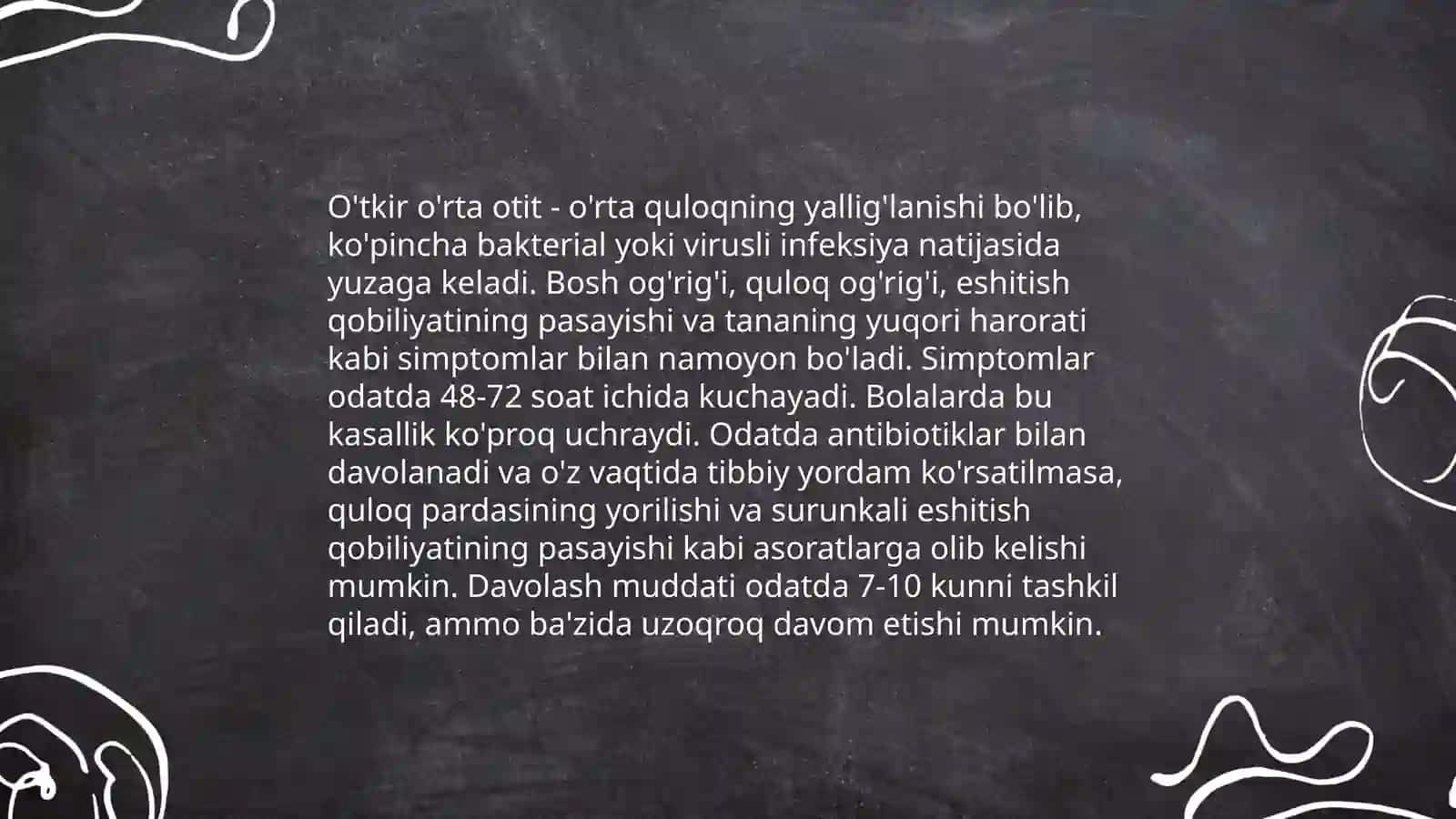 O'tkir o'rta otit 4