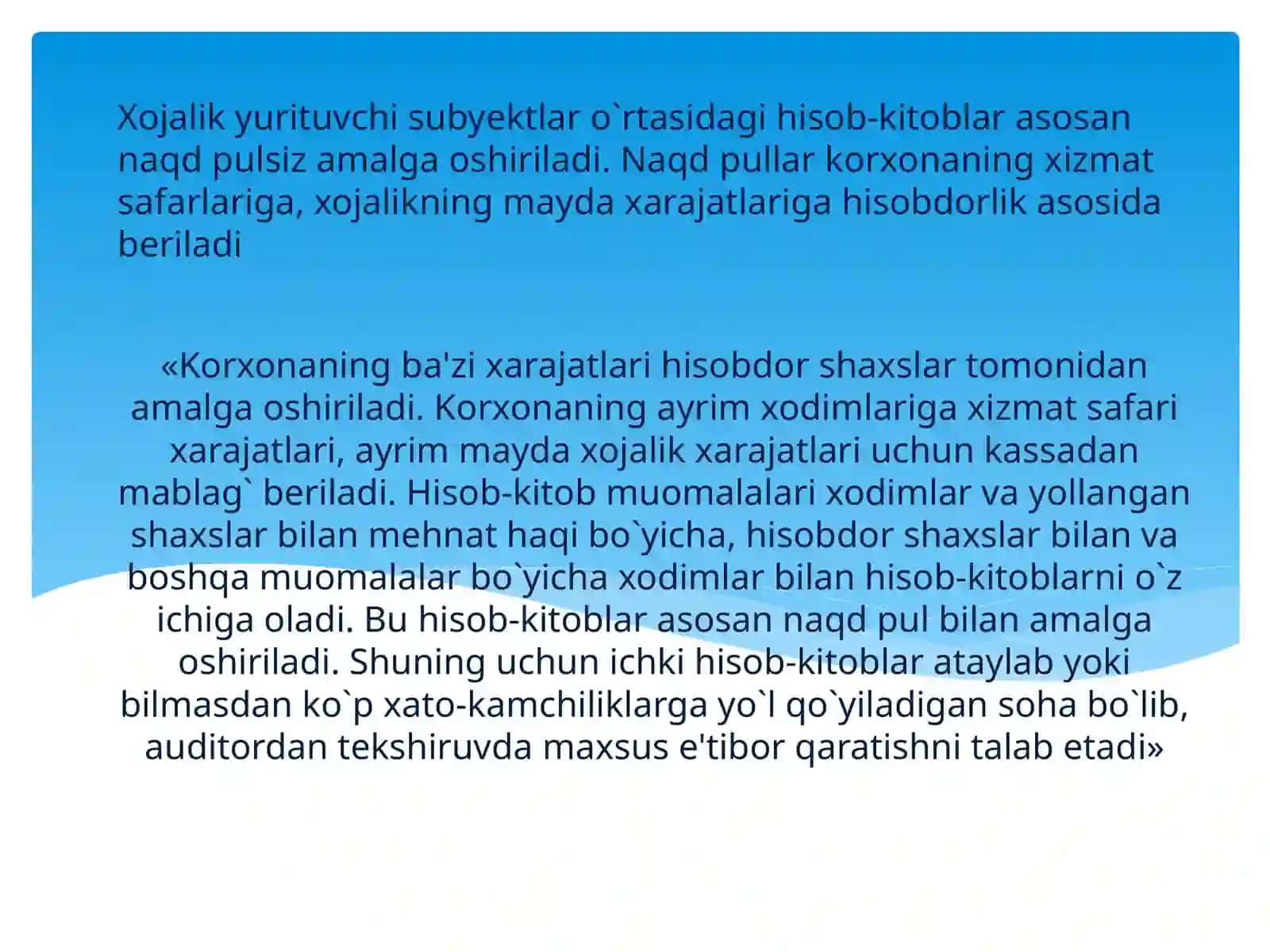 Majburiyatlara audit 4