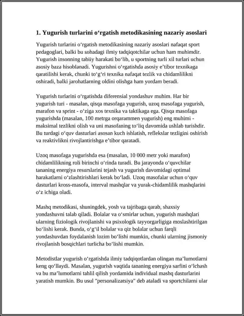 YUGURISH TURLARI TEXNIKASINI OʻRGATISH METODIKASI 4