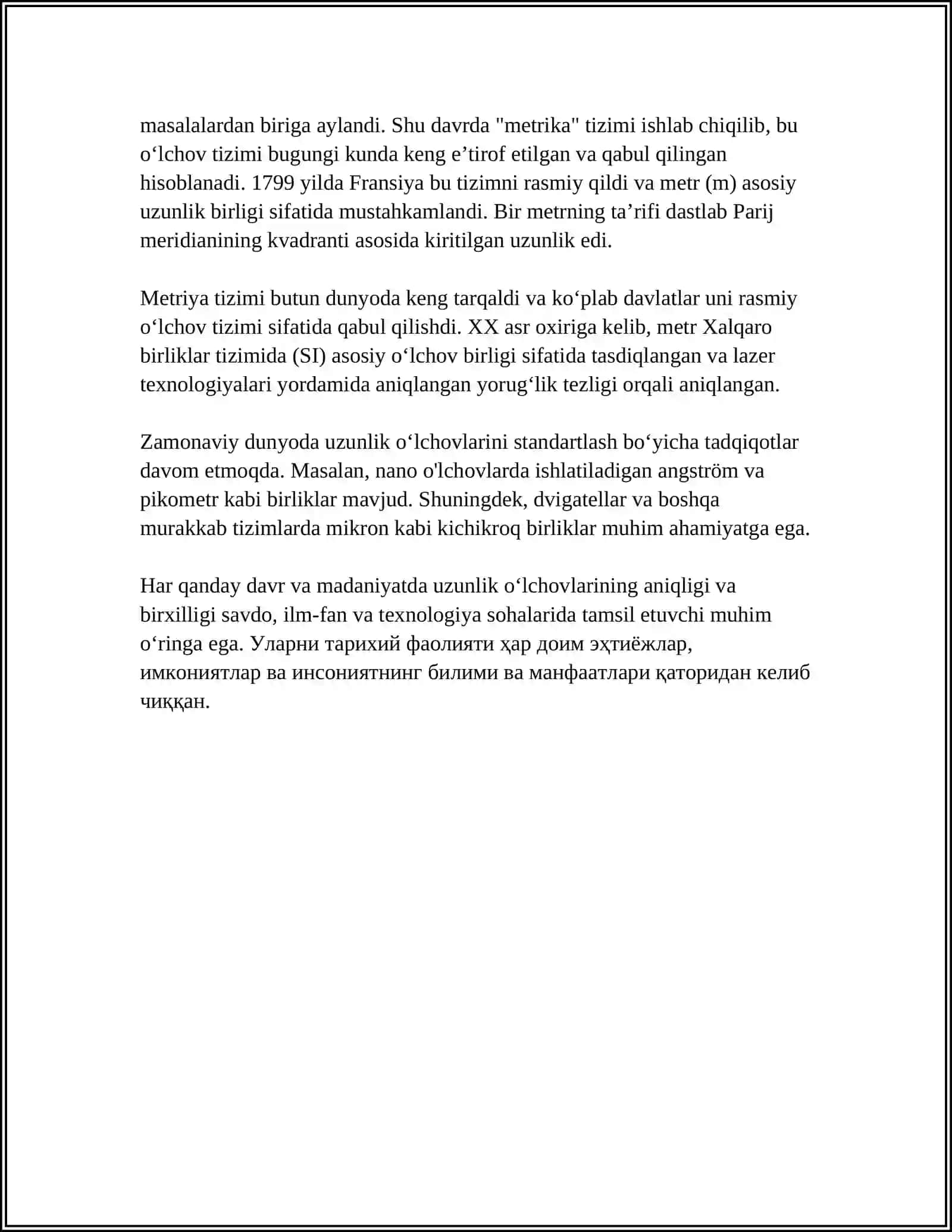 3-SINGDA UZUNLIK OʻLCHOVLARINI OʻRGATISH METODIKASI 4