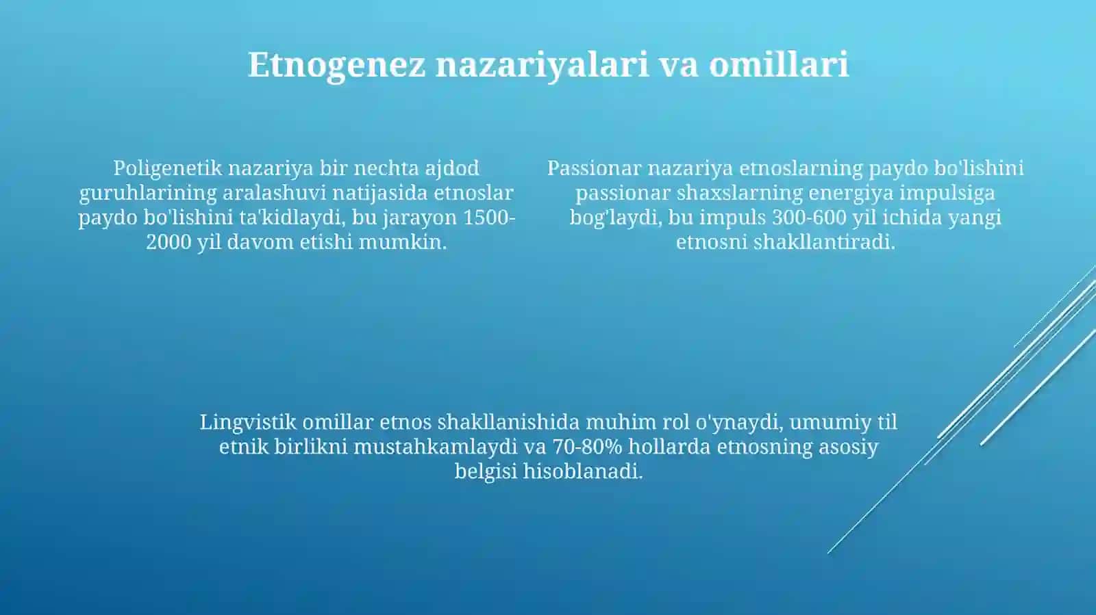 Etnogenez va xalqlarning shakllanishi 4