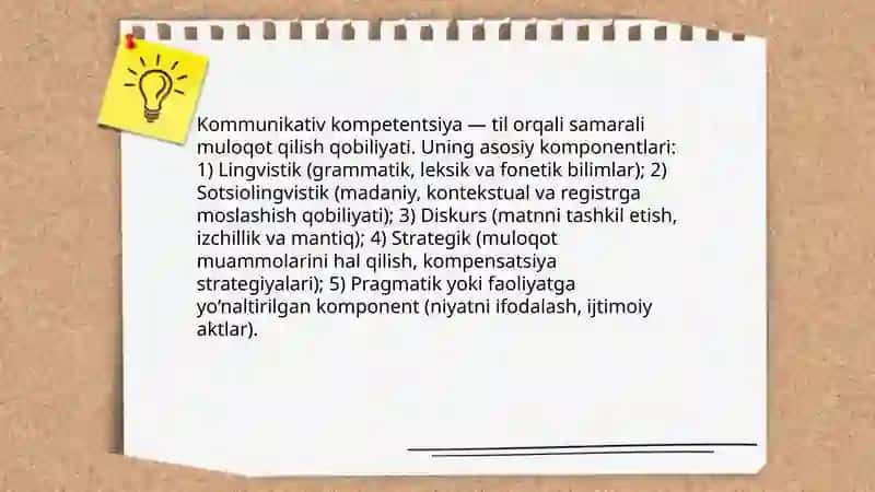 Kommunikativ tilshunoslik 4