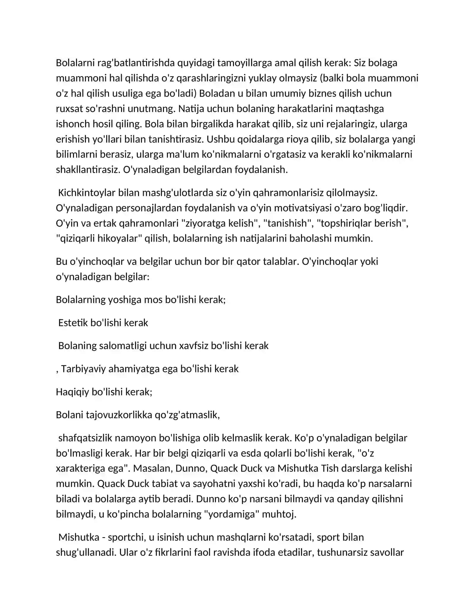 Maktabgacha tarbiya yoshida mativlarning paydo bolishi 4