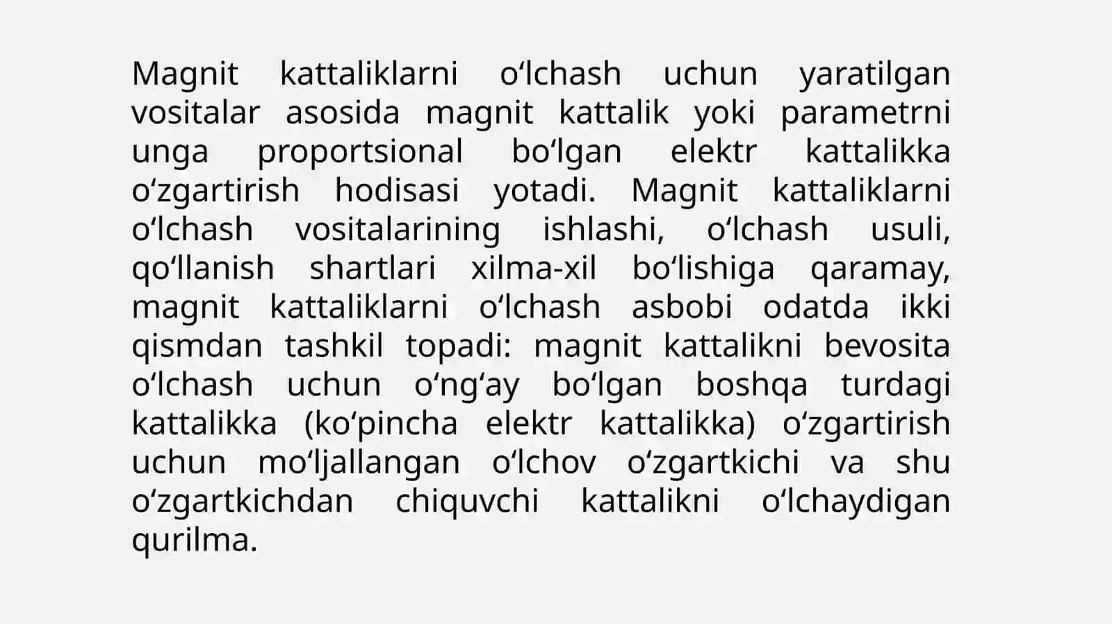 ELEKTRO’LCHOVLARI fanidan MUSTAQIL ISHI 4