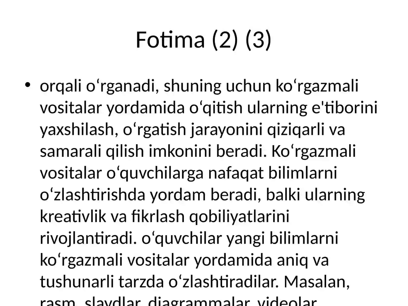 Savod o‘rgatish davrida gap ustida ishlash 4