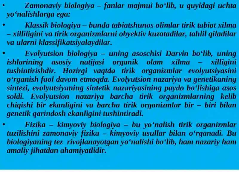 TIBBIY TA’LIM TIZIMIDA BIOLOGIYANING TUTGANO‘RNI 4
