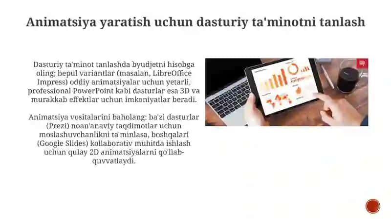 Animatsiyalangan taqdimotlarni yaratish asoslari 4