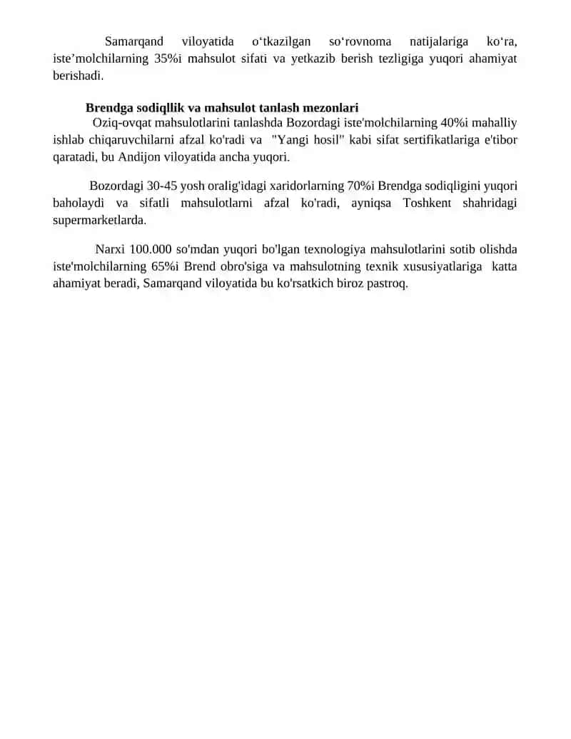 Bozordagi potentsial iste'molchining profili 4