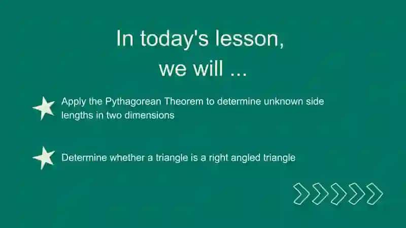 The Pythagorean Theorem 4
