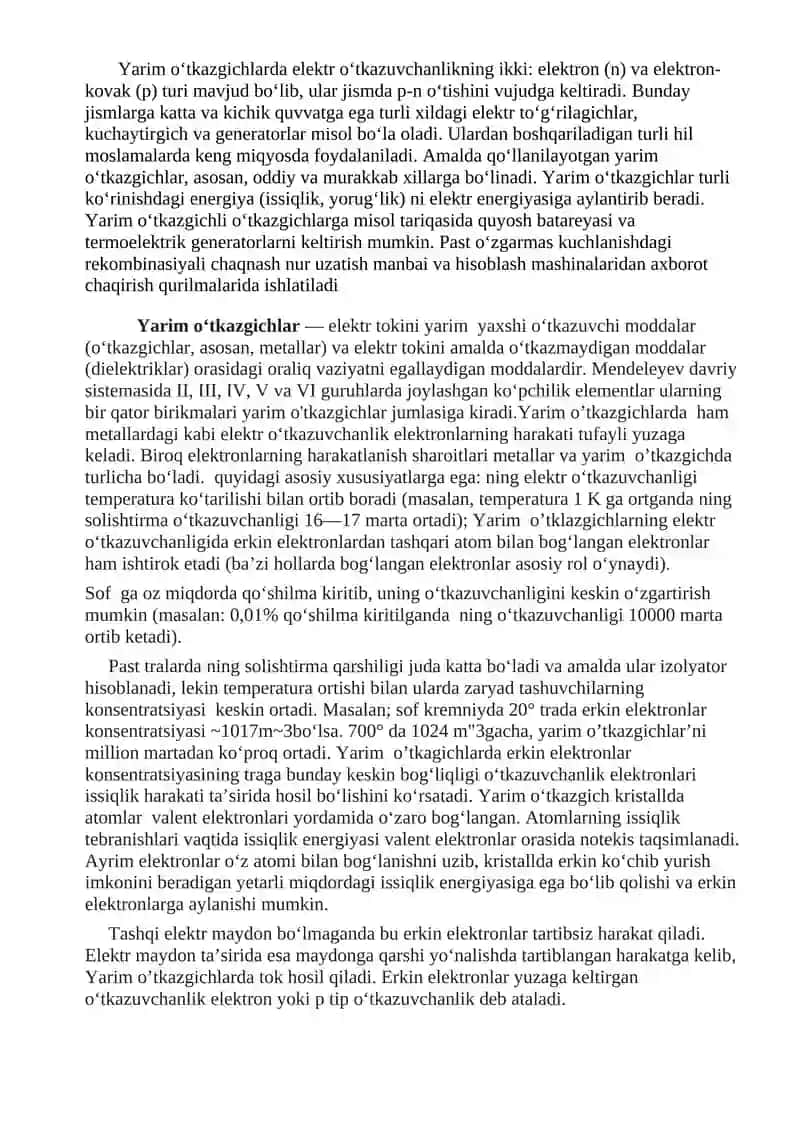 Yarim o’tkazgich materiallarini olish usullari 4