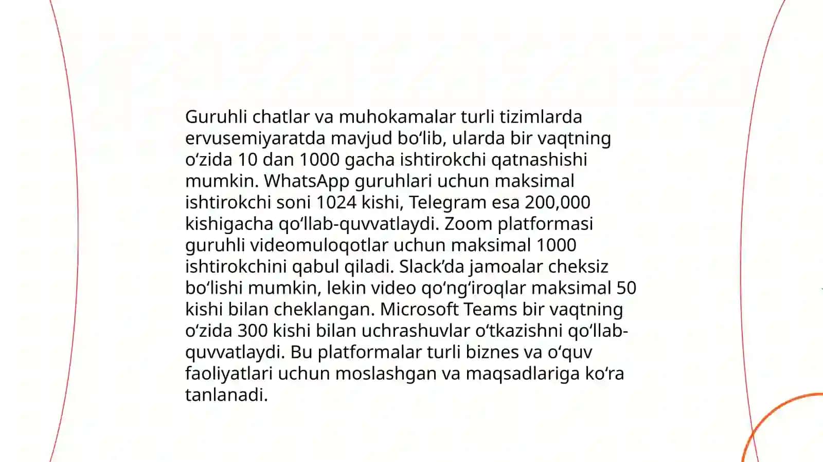 Tarmoqda axborotlar almashish. Telegram dasturi va uning imkoniyatlari 4