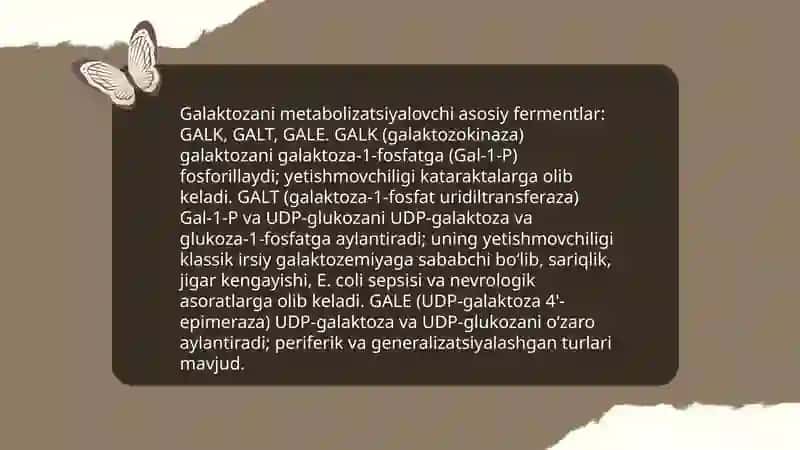Galaktoza almashinuvi va irsiy galaktozemiya 4