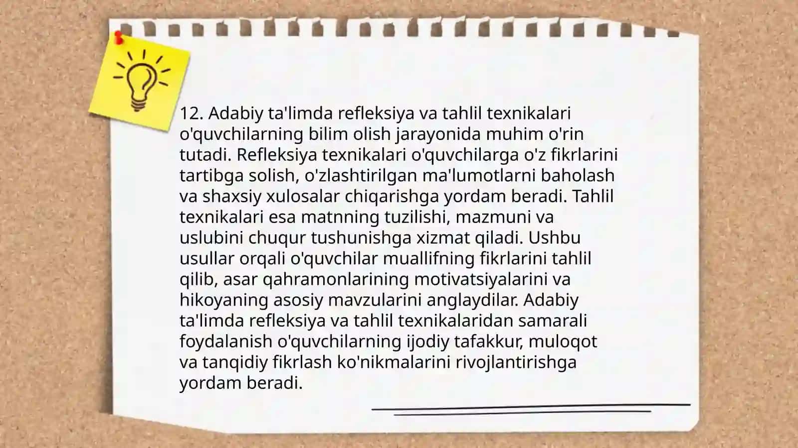 Adabiy tanqid: yangilanish jarayonlari 4