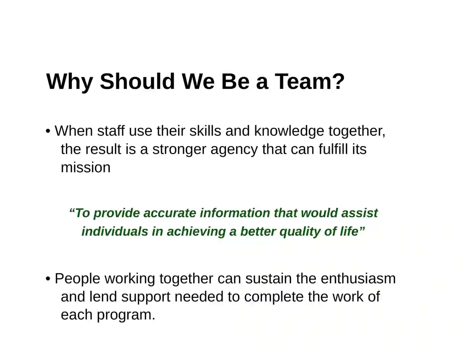 Team Building 4