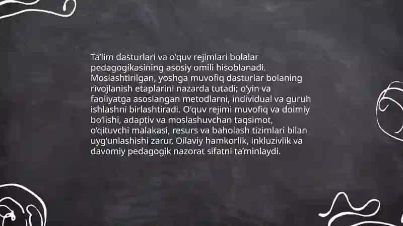 Bolalar oqishi pedagogikasini shakllantirishning shart sharoitlari 4