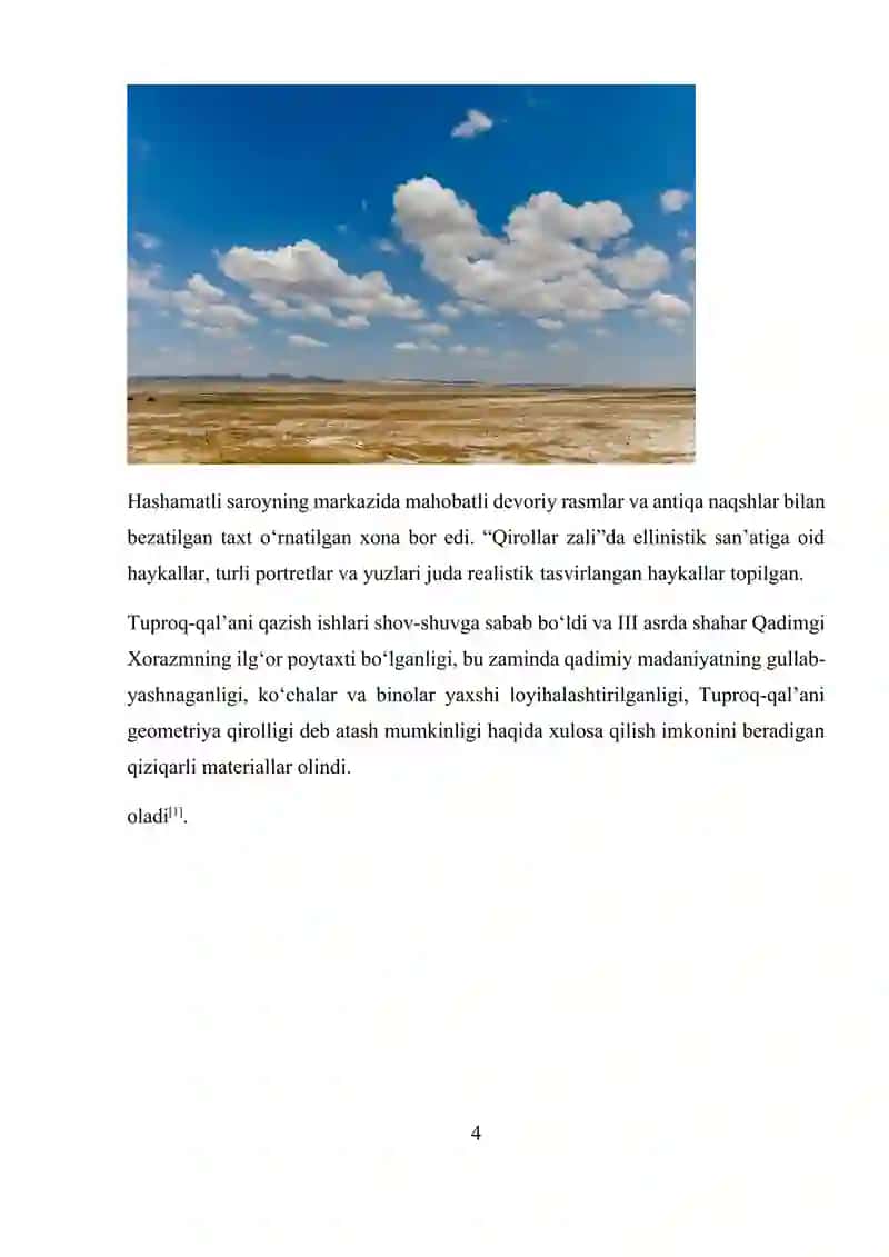 Tuproqqal‘a Qadimgi Shahar Yodgorligi 4