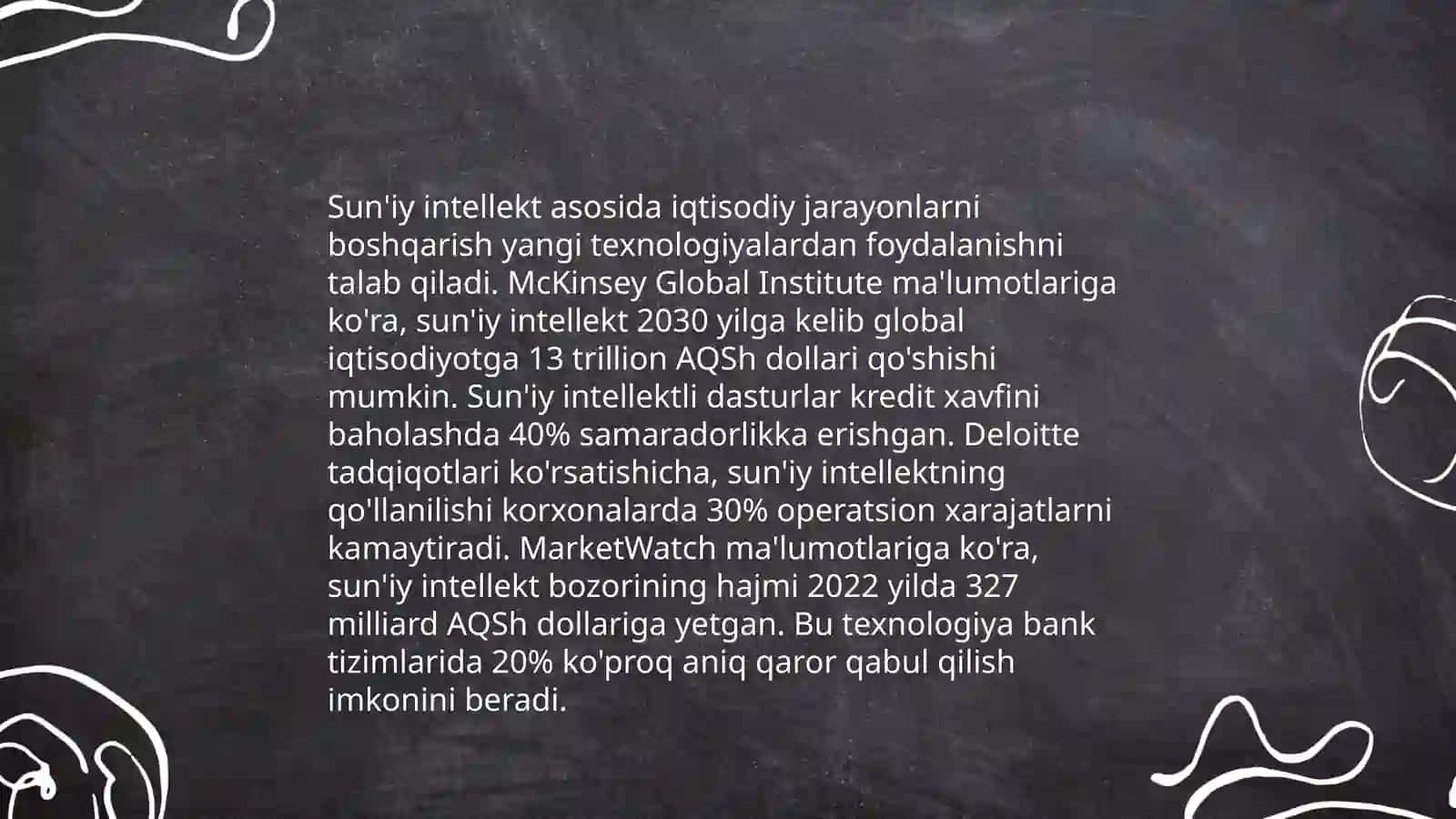 Intellektual boshqaruv tizimlarini iqtisodiyot yoʻnalishida qoʻllash istiqbollari 4