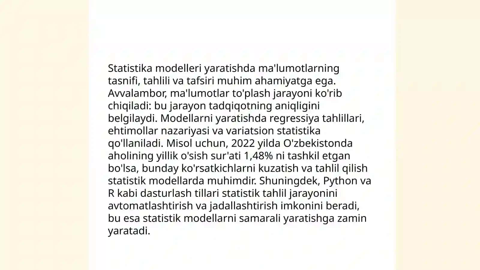 Tabiiy tilni qayta ishlash (TQIQ) 4