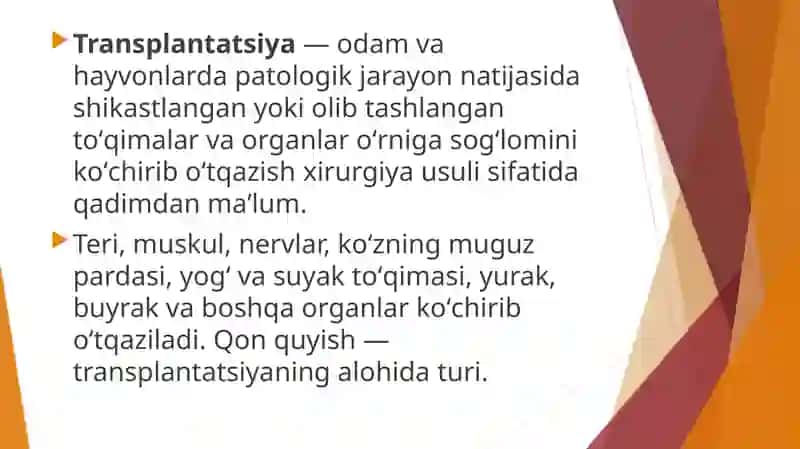 O`zbekistonda transpalantatsiyaning etik huquqiy jihatlari,bioxavfszlik 4