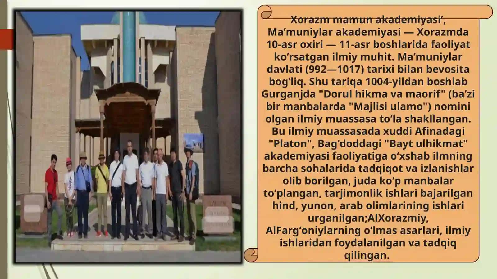 AJDODLARIMIZNING JAHON SIVILIZATSIYASIGA QO‘SHGAN HISSASI 4